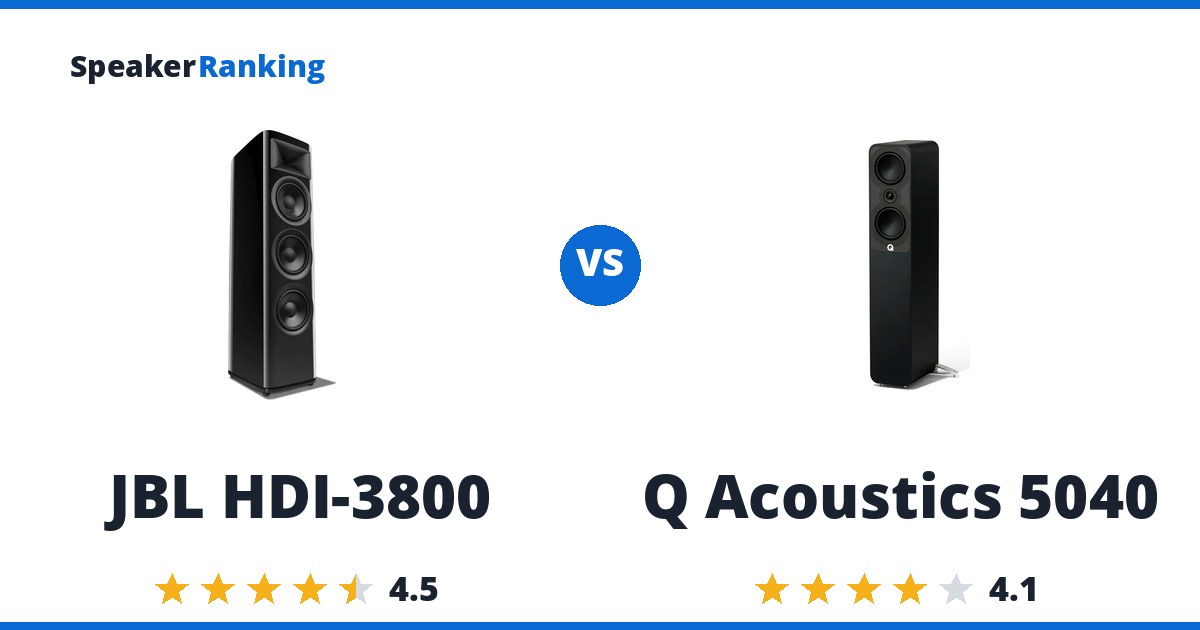 JBL HDI-3800 vs Q Acoustics 5040