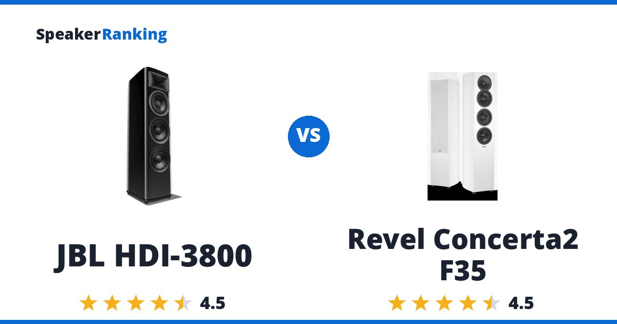 JBL HDI-3800 vs Revel Concerta2 F35