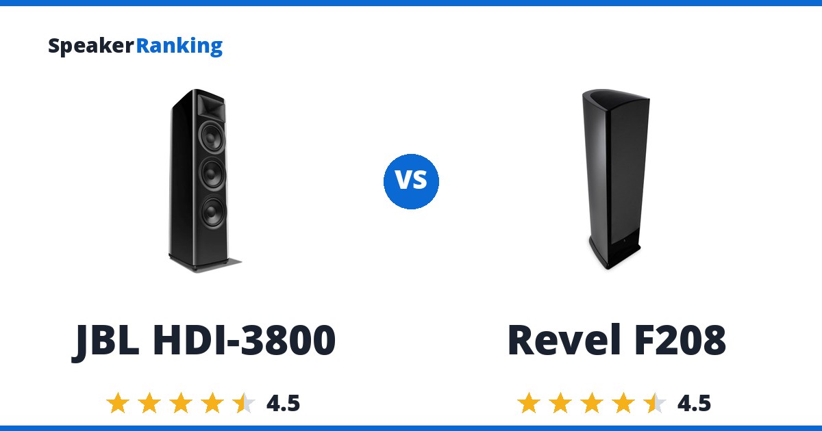 JBL HDI-3800 vs Revel F208