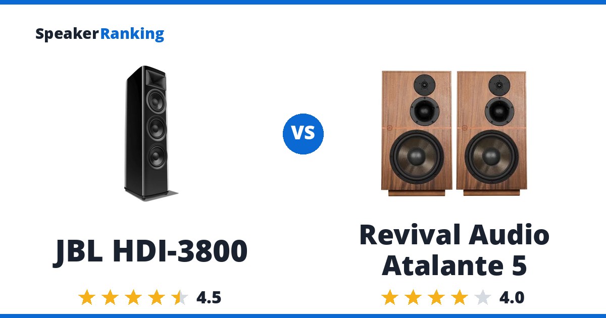 JBL HDI-3800 vs Revival Audio Atalante 5