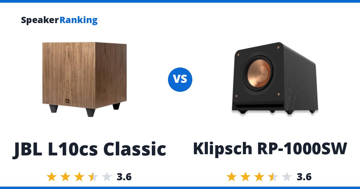 JBL L10cs Classic vs Klipsch RP-1000SW