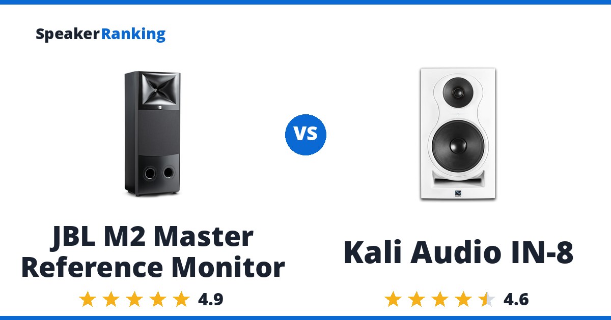 JBL M2 Master Reference Monitor vs Kali Audio IN-8