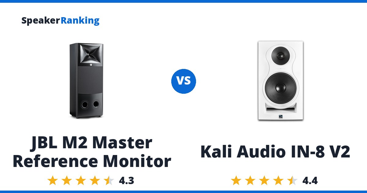 JBL M2 Master Reference Monitor vs Kali Audio IN-8 V2