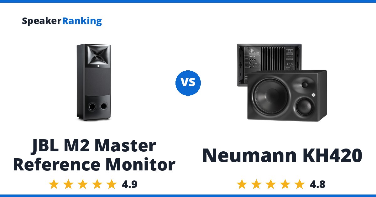 JBL M2 Master Reference Monitor vs Neumann KH420