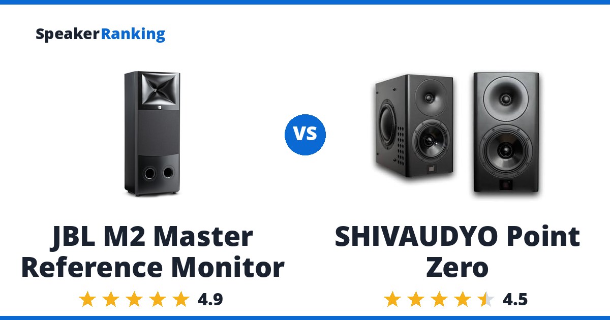JBL M2 Master Reference Monitor vs SHIVAUDYO Point Zero