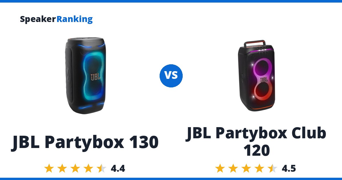 JBL Partybox 130 vs JBL Partybox Club 120