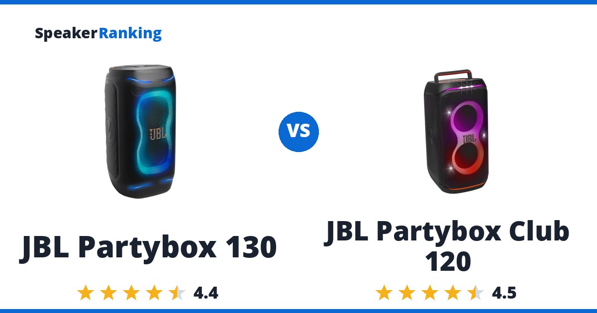 JBL Partybox 130 vs JBL Partybox Club 120