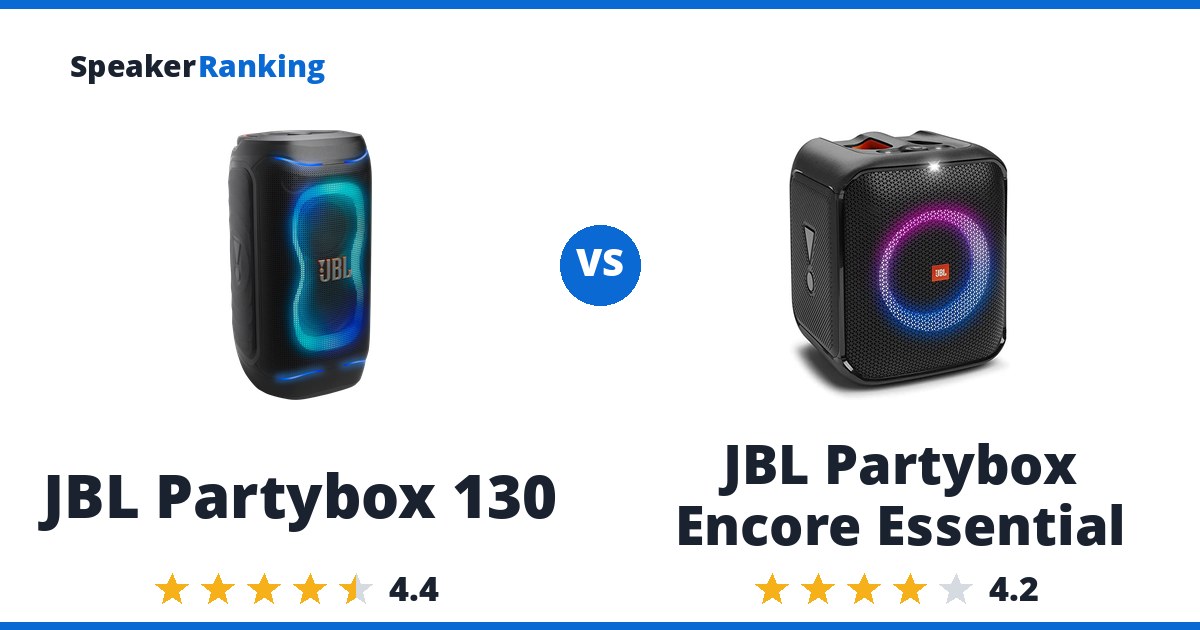 JBL Partybox 130 vs JBL Partybox Encore Essential