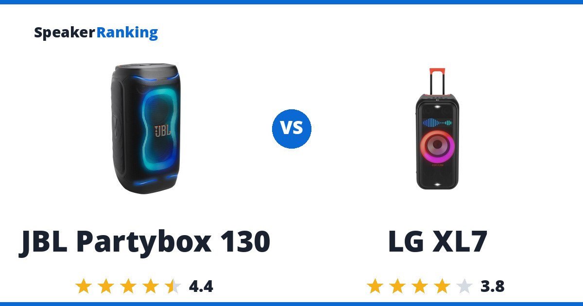 JBL Partybox 130 vs LG XL7
