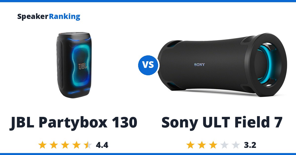 JBL Partybox 130 vs Sony ULT Field 7