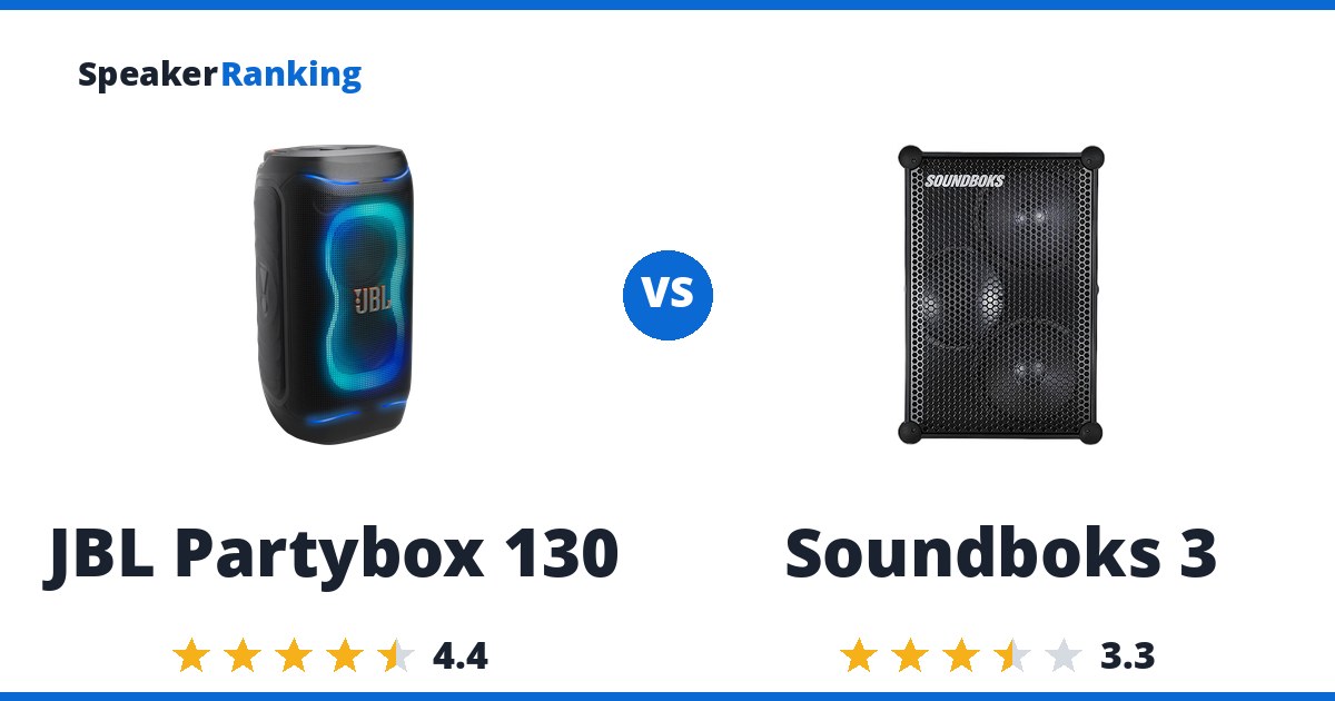 JBL Partybox 130 vs Soundboks 3