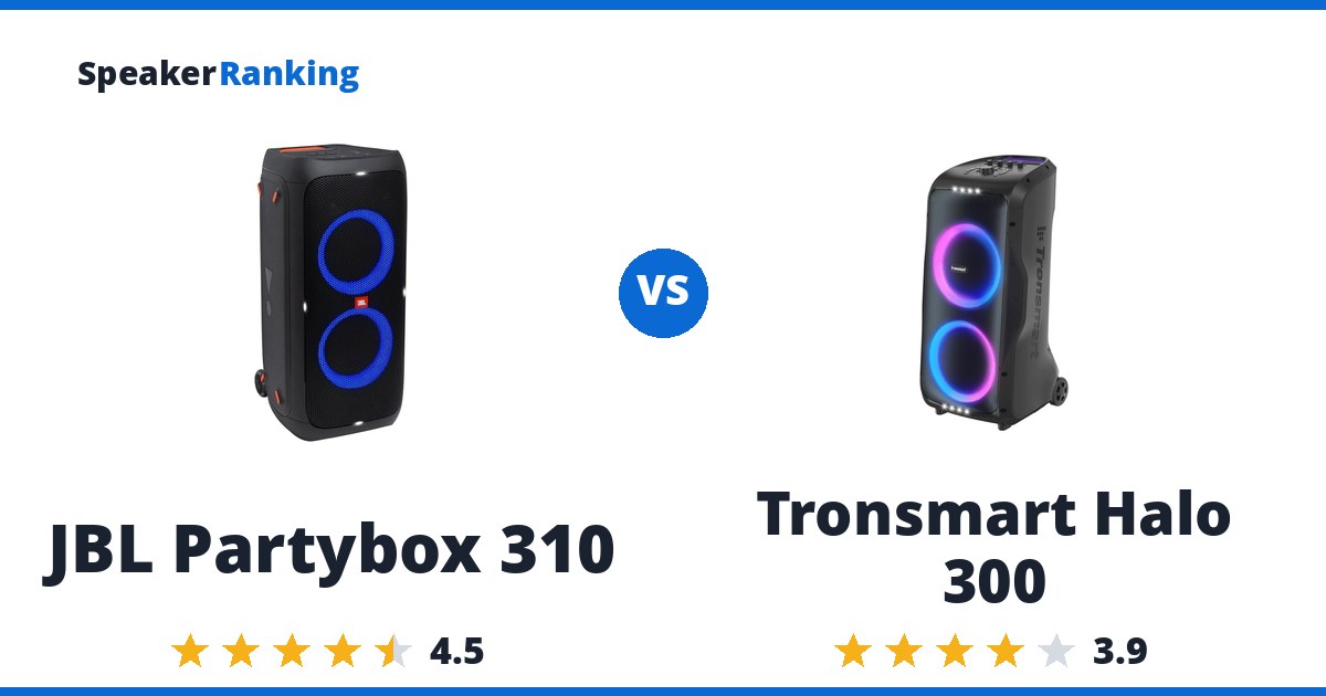 JBL Partybox 310 vs Tronsmart Halo 300