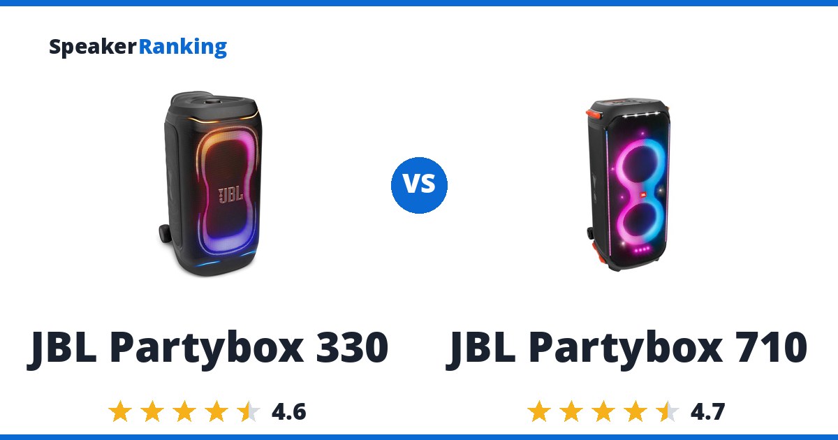 JBL Partybox 330 vs JBL Partybox 710