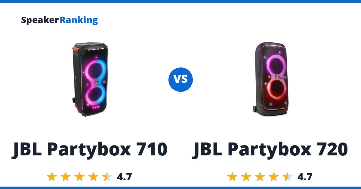 JBL Partybox 710 vs JBL Partybox 720