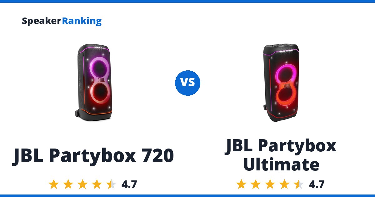 JBL Partybox 720 vs JBL Partybox Ultimate