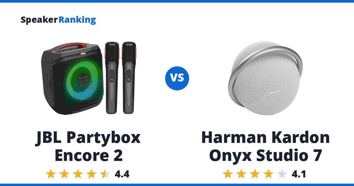JBL Partybox Encore 2 vs Harman Kardon Onyx Studio 7