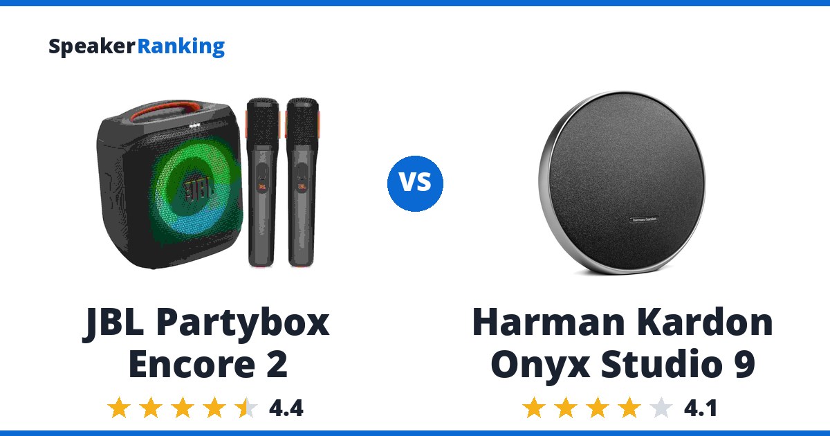 JBL Partybox Encore 2 vs Harman Kardon Onyx Studio 9