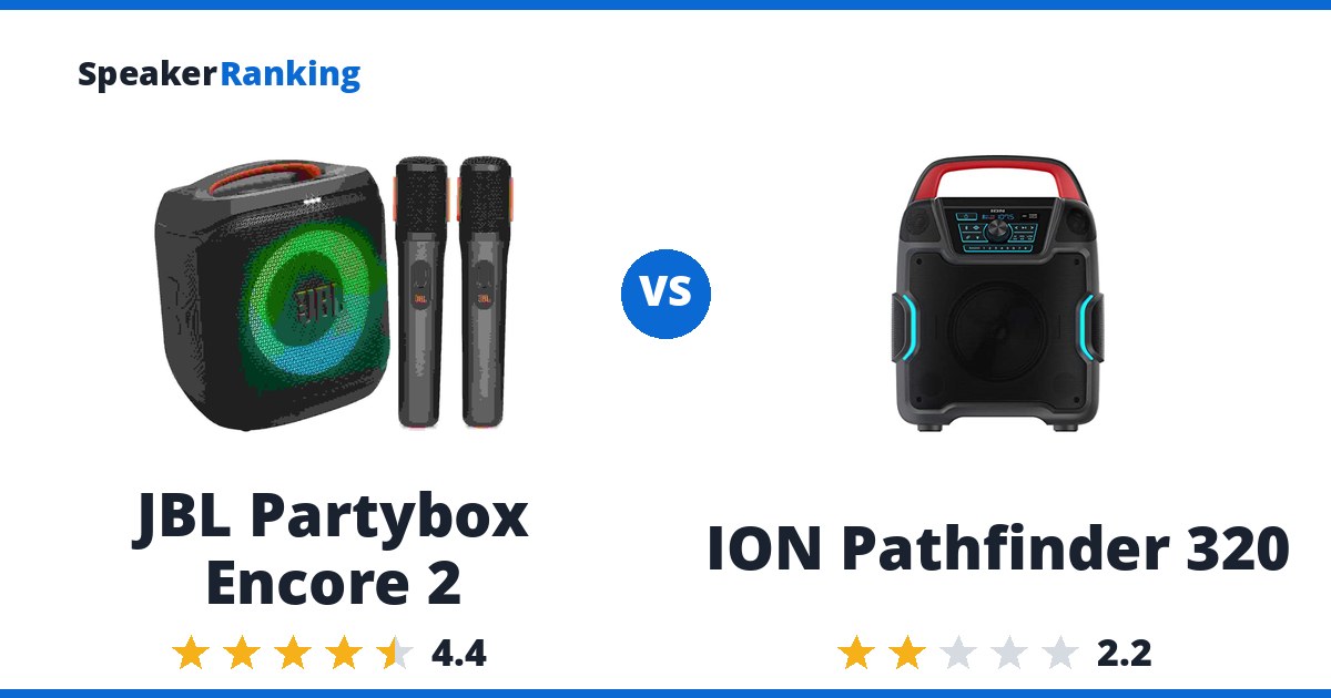 JBL Partybox Encore 2 vs ION Pathfinder 320