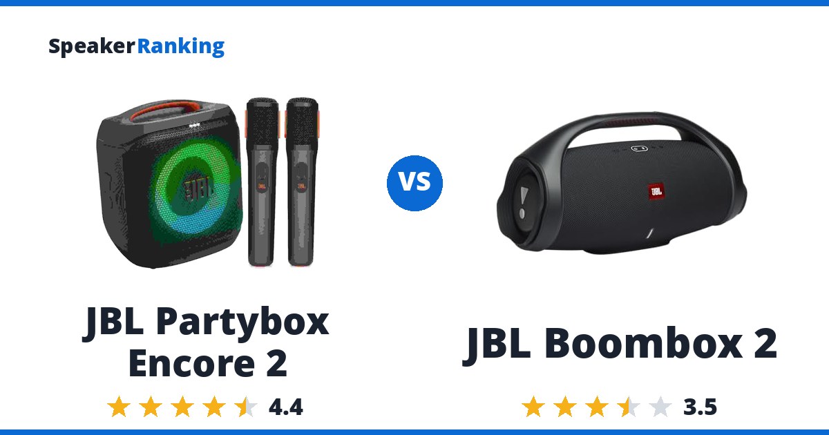 JBL Partybox Encore 2 vs JBL Boombox 2
