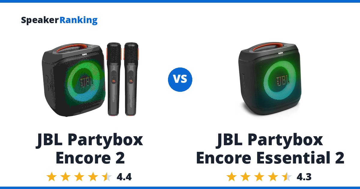 JBL Partybox Encore 2 vs JBL Partybox Encore Essential 2