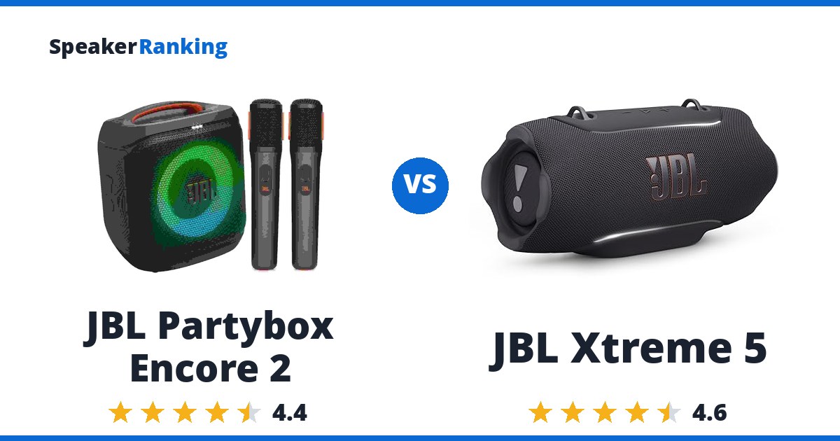 JBL Partybox Encore 2 vs JBL Xtreme 5