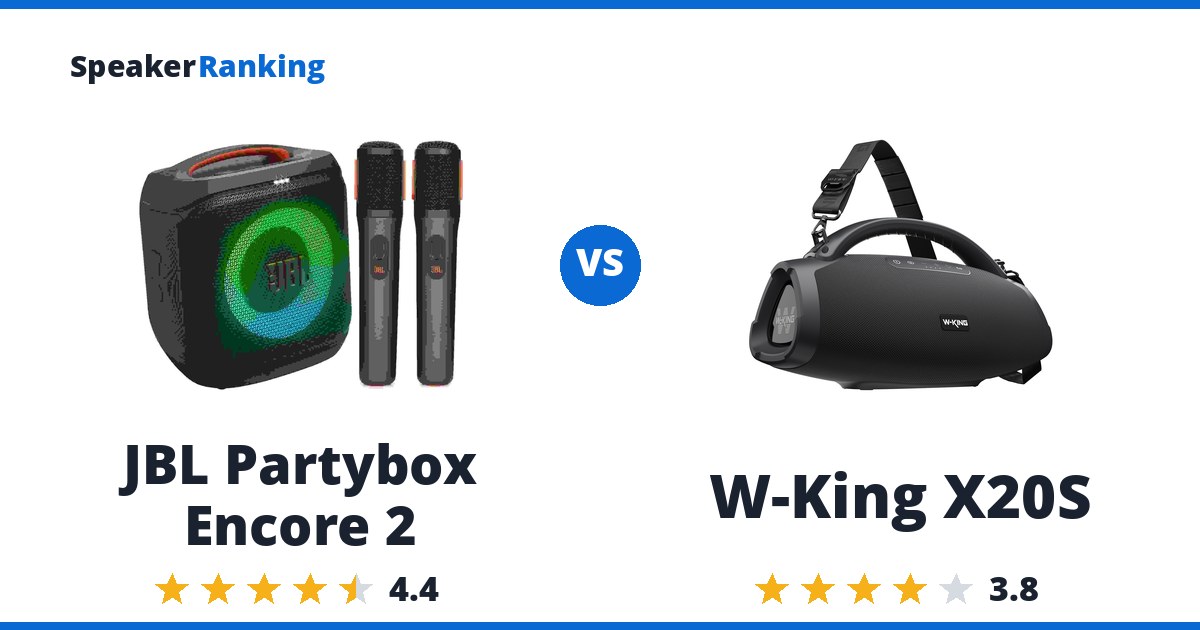 JBL Partybox Encore 2 vs W-King X20S