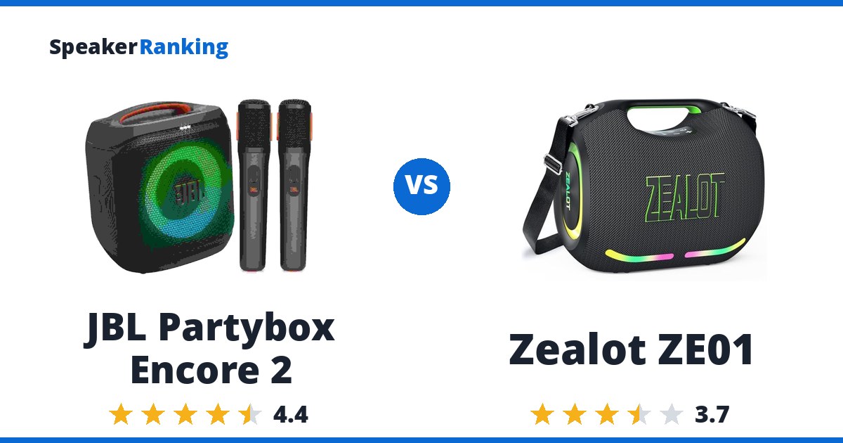 JBL Partybox Encore 2 vs Zealot ZE01