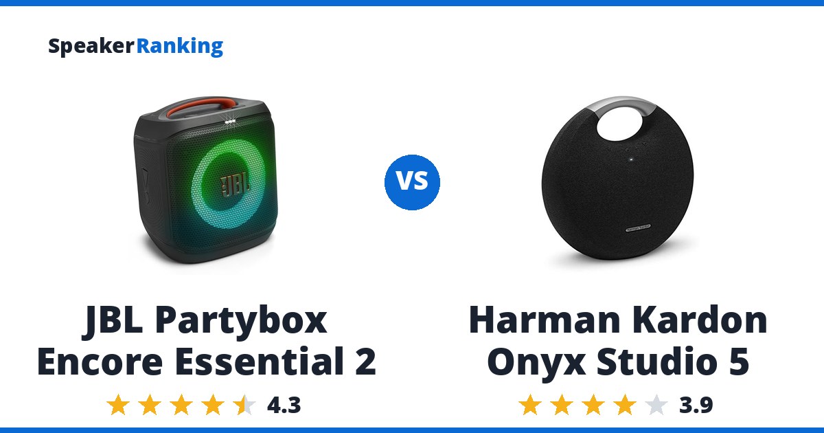 JBL Partybox Encore Essential 2 vs Harman Kardon Onyx Studio 5