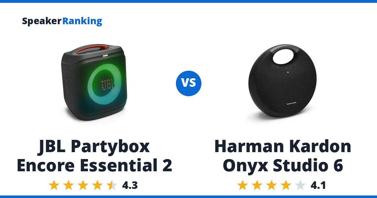 JBL Partybox Encore Essential 2 vs Harman Kardon Onyx Studio 6