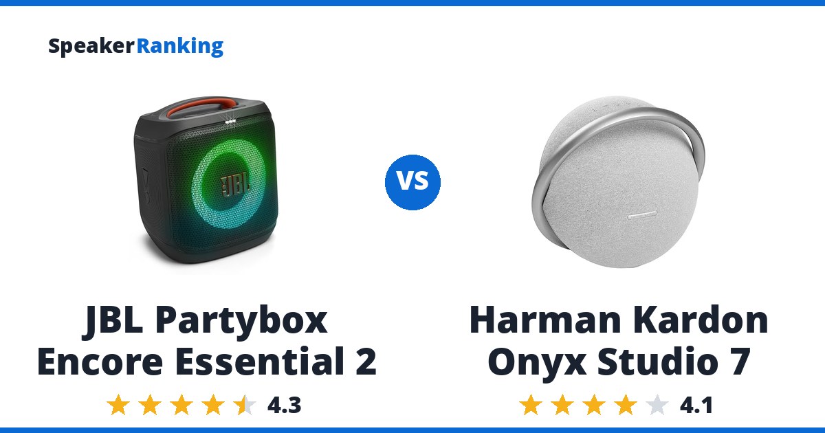 JBL Partybox Encore Essential 2 vs Harman Kardon Onyx Studio 7