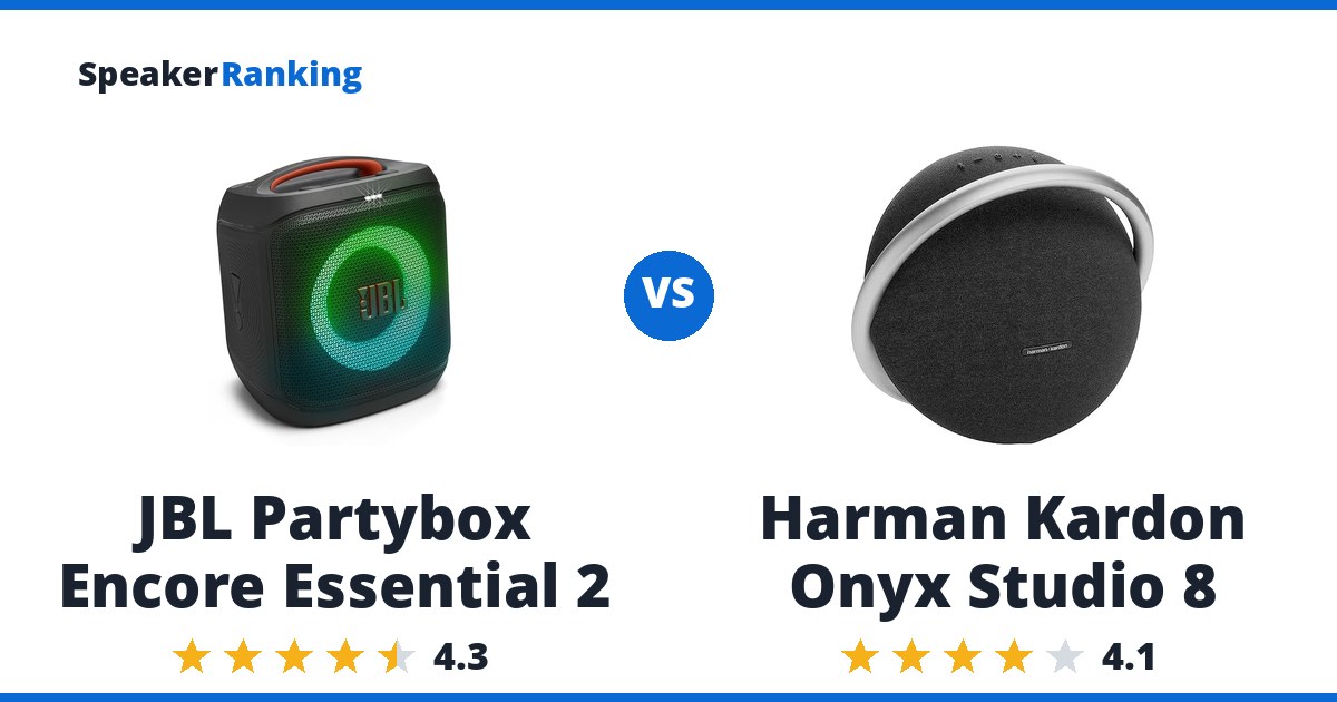 JBL Partybox Encore Essential 2 vs Harman Kardon Onyx Studio 8