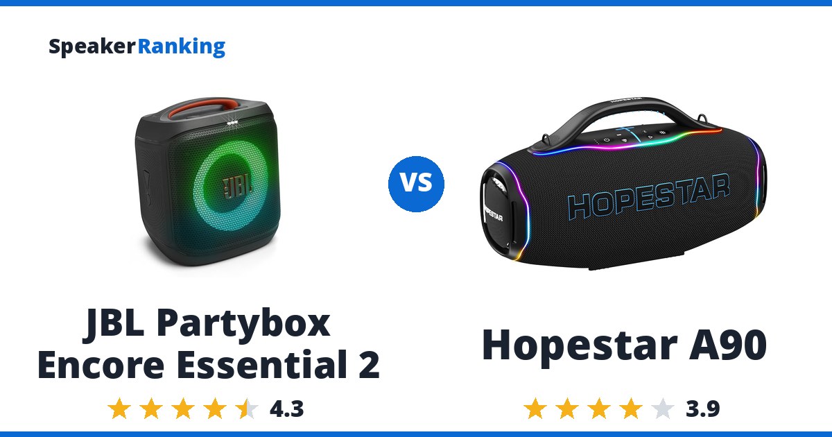 JBL Partybox Encore Essential 2 vs Hopestar A90