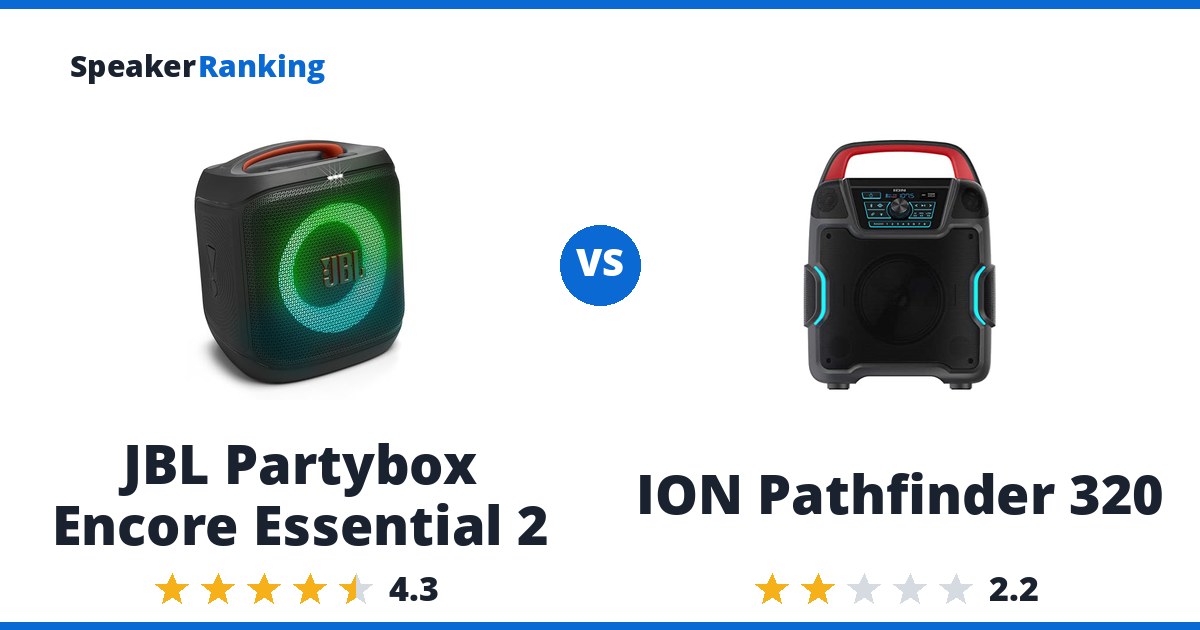 JBL Partybox Encore Essential 2 vs ION Pathfinder 320