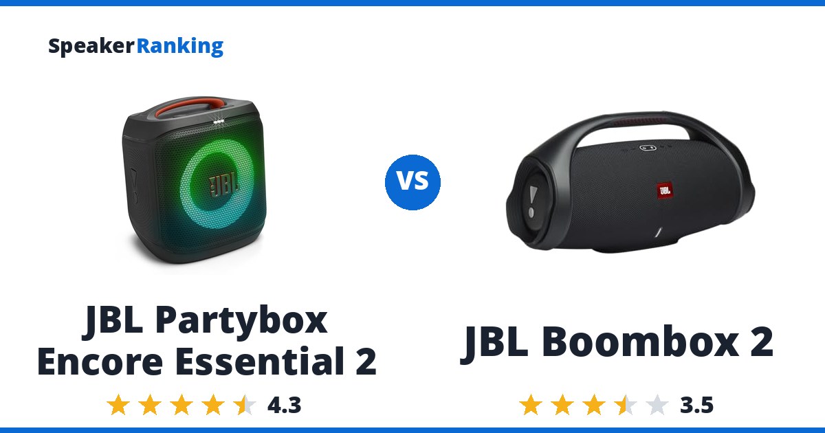 JBL Partybox Encore Essential 2 vs JBL Boombox 2