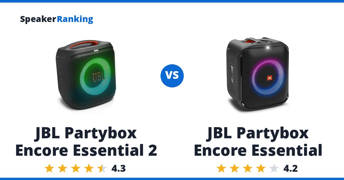 JBL Partybox Encore Essential 2 vs JBL Partybox Encore Essential