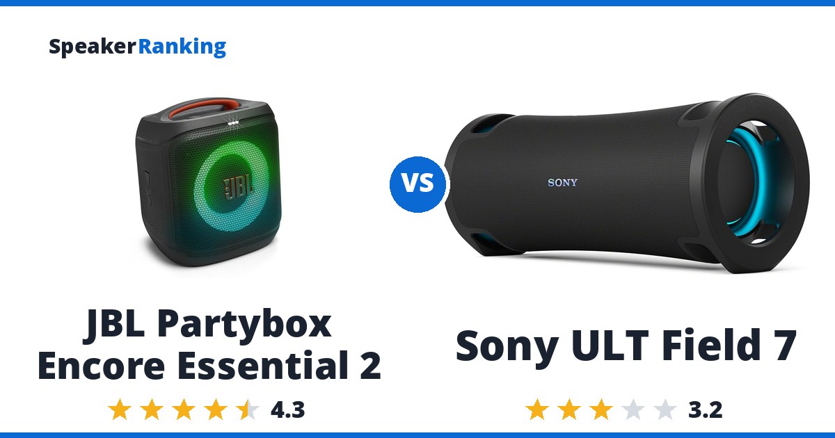 JBL Partybox Encore Essential 2 vs Sony ULT Field 7