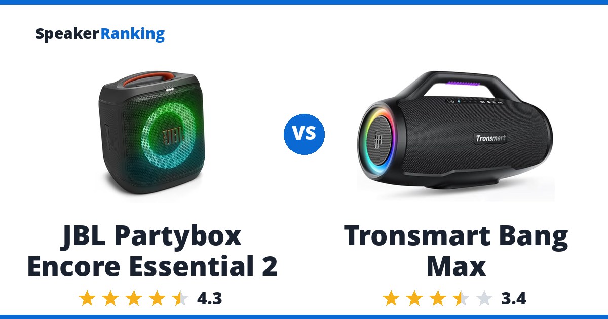 JBL Partybox Encore Essential 2 vs Tronsmart Bang Max