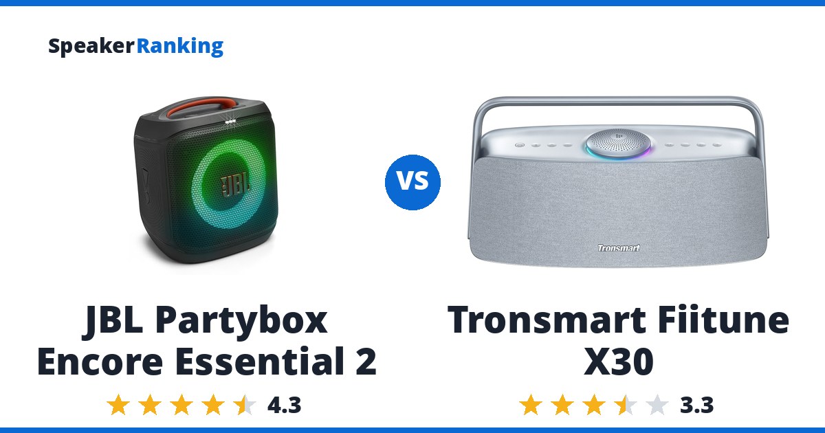 JBL Partybox Encore Essential 2 vs Tronsmart Fiitune X30