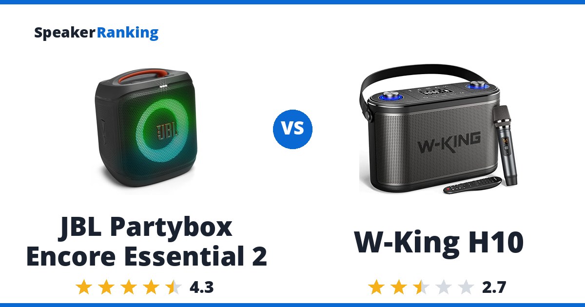 JBL Partybox Encore Essential 2 vs W-King H10