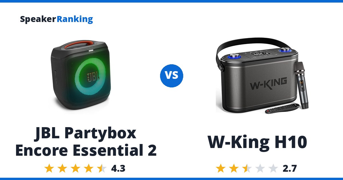 JBL Partybox Encore Essential 2 vs W-King H10