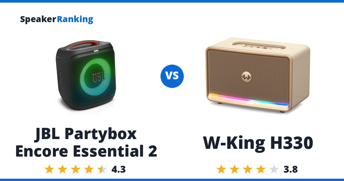 JBL Partybox Encore Essential 2 vs W-King H330