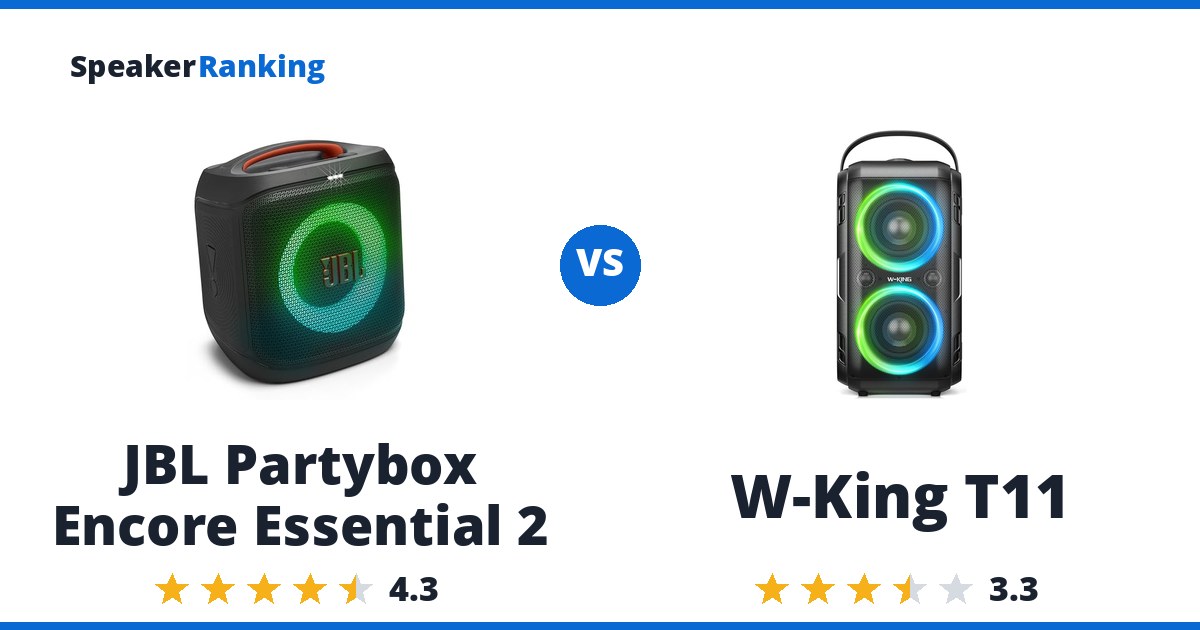 JBL Partybox Encore Essential 2 vs W-King T11