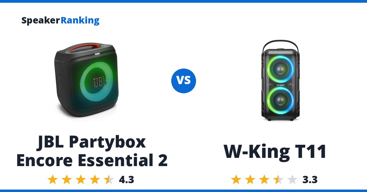 JBL Partybox Encore Essential 2 vs W-King T11