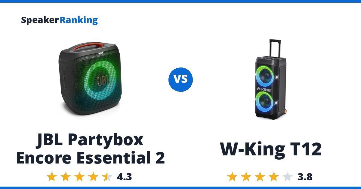 JBL Partybox Encore Essential 2 vs W-King T12