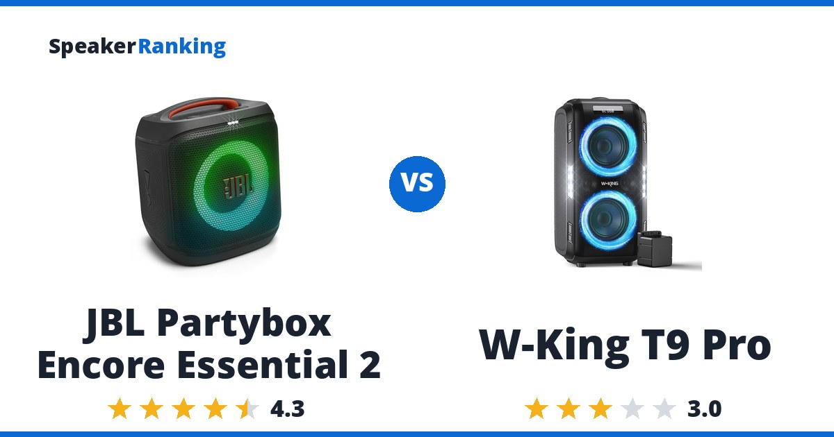 JBL Partybox Encore Essential 2 vs W-King T9 Pro
