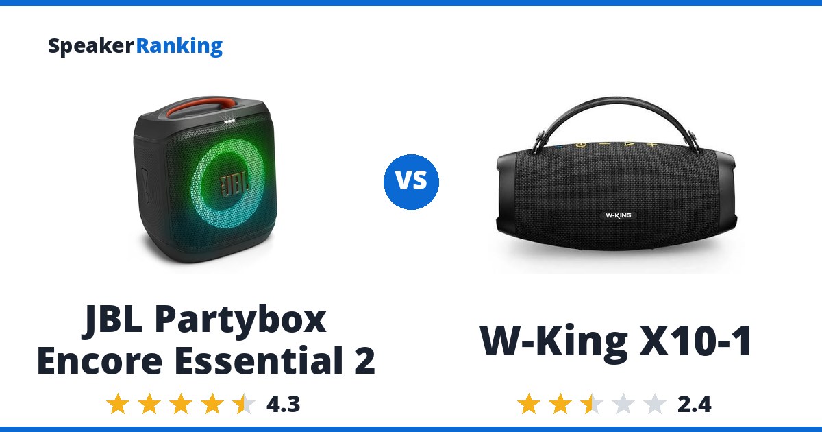 JBL Partybox Encore Essential 2 vs W-King X10-1