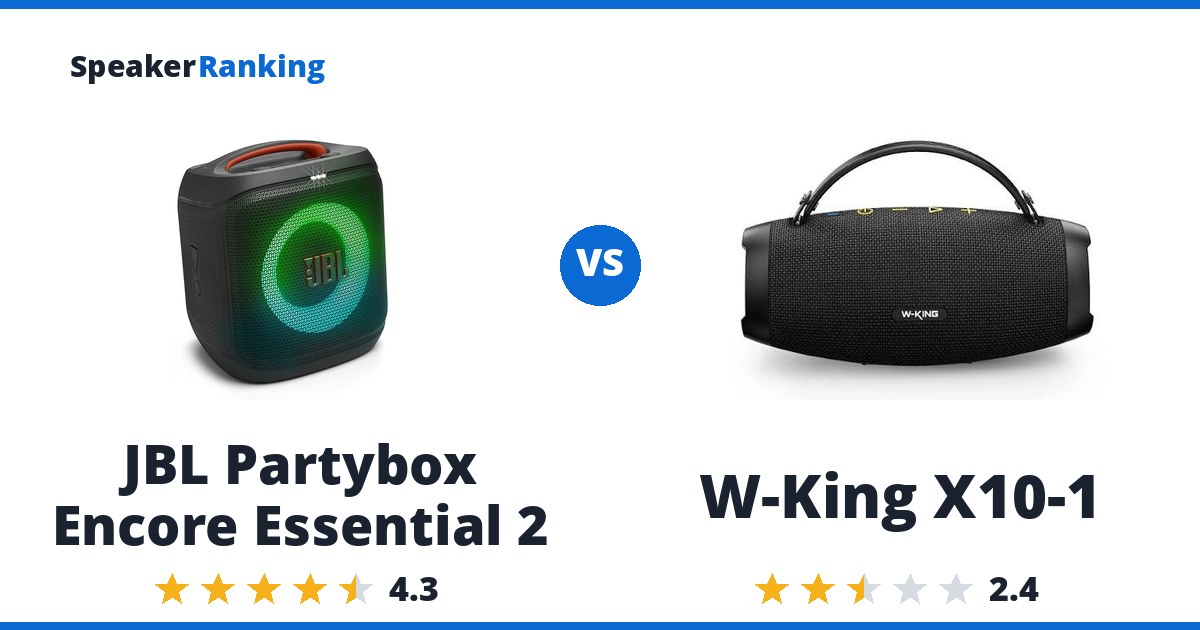 JBL Partybox Encore Essential 2 vs W-King X10-1