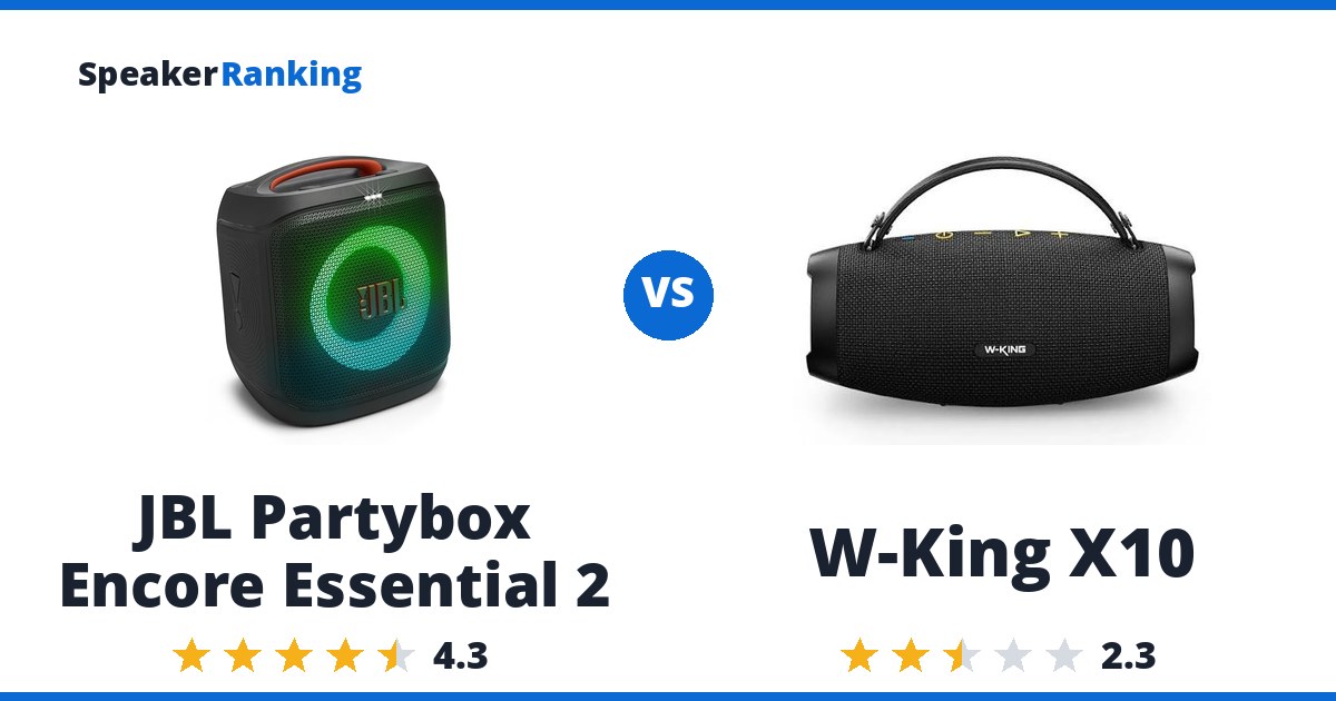 JBL Partybox Encore Essential 2 vs W-King X10
