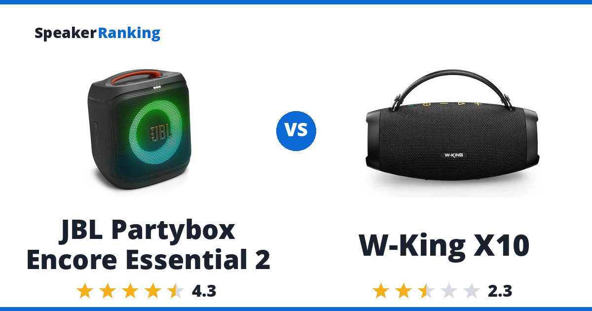 JBL Partybox Encore Essential 2 vs W-King X10
