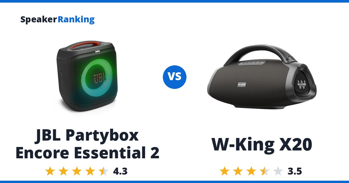 JBL Partybox Encore Essential 2 vs W-King X20